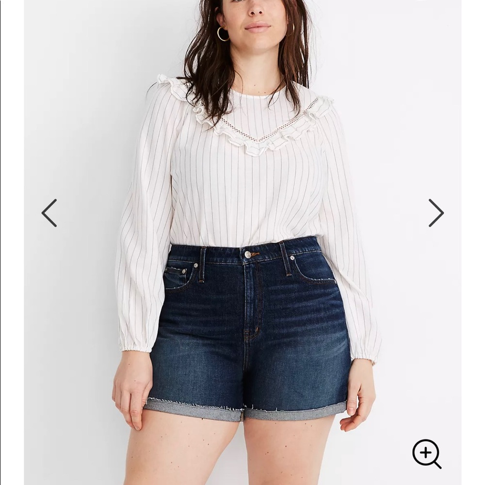 MADEWELL | CURVY HIGH-RISE SHORTS